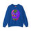 Thumbnail: Purple Skull Sweatshirt-Gildan-G18000