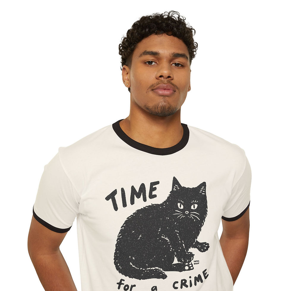 Thumbnail: Crime Cat Ringer Tee