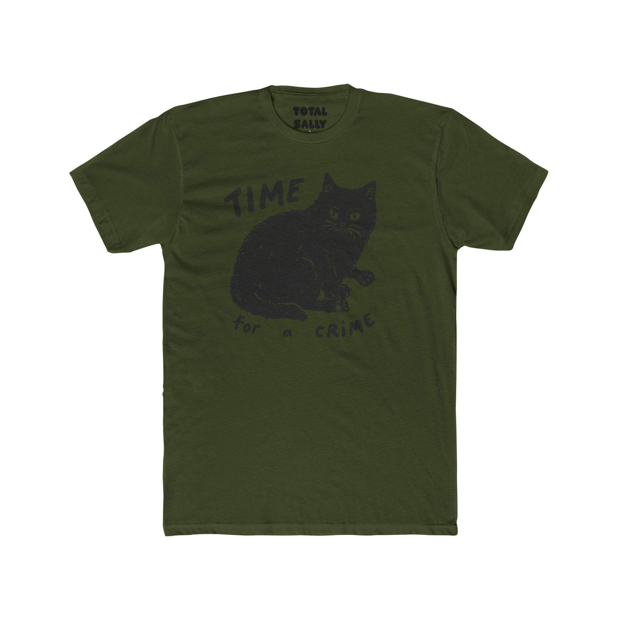 Crime Cat Hipster Tee