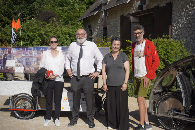 Etape au Domaine de Chaumont sur Loire, le 28 juillet