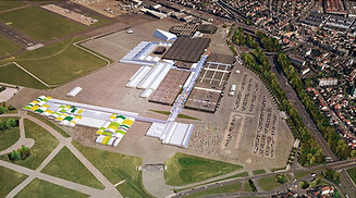 Stratégie d'aménagement de la COP21 sur le site du Bourget par le Groupement Encore Heureux, Elioth, Construire et Quattrolibri