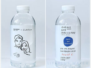 ขอขอบคุณ The Couple ที่มอบความไว้วางใจให้เราผลิตน้ำดื่มเพื่อใช้ในงานมงคลสมรสค่ะ