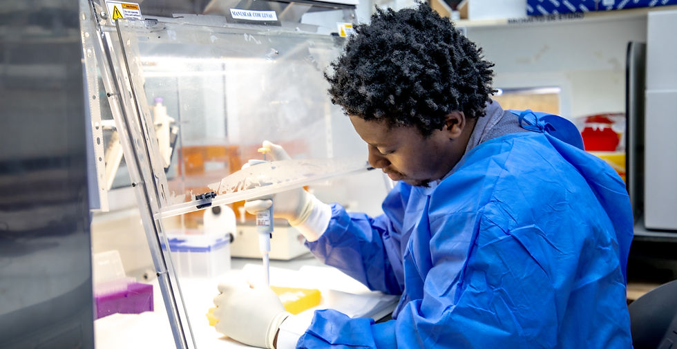 O laboratório do CISM conta com áreas de processamento de amostras nomeadamente, a unidade de análises clínicas (Parasitologia, Hematologia e Bioquímica), Microbiologia (Bacteriologia geral e TB), Imunologia, Biologia Molecular e Entomologia.