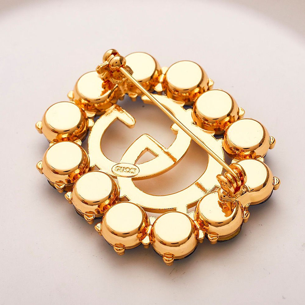 Thumbnail: Gucci Emblem Brooch