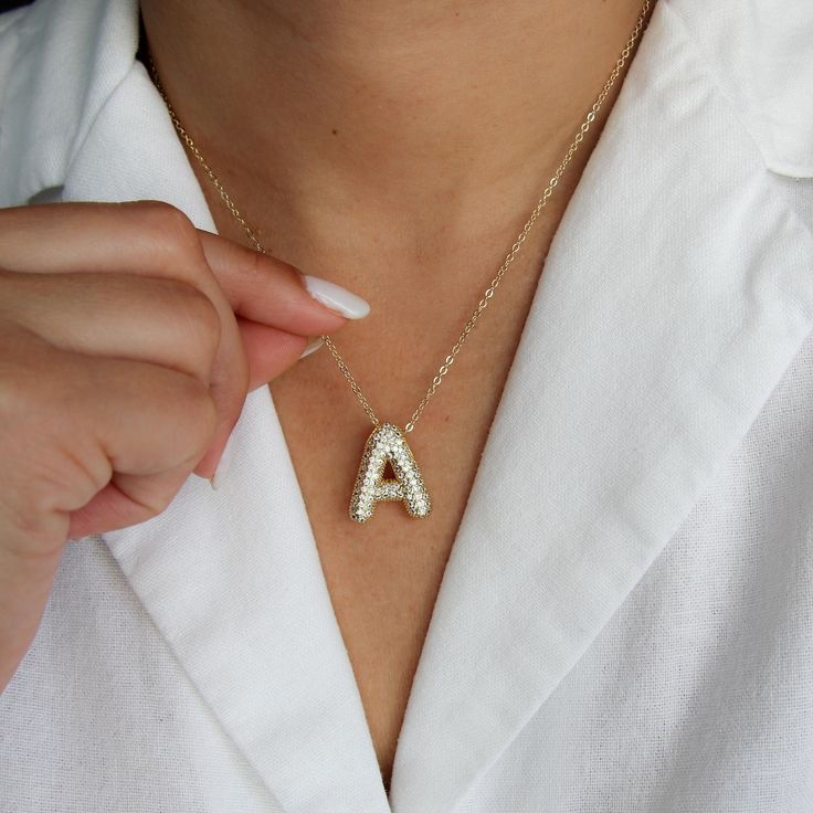 Miniatura: Lettered Pendant Chain