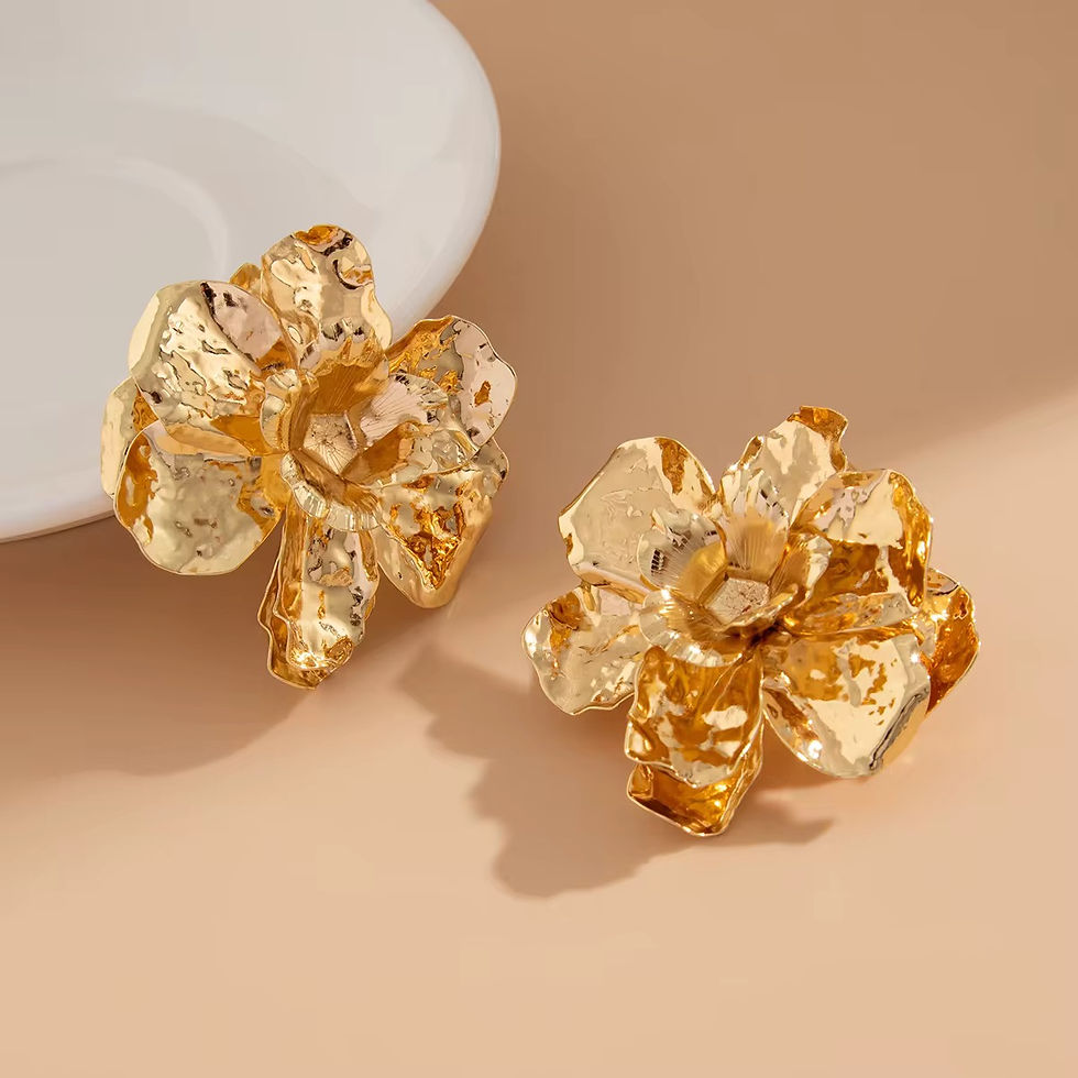 Thumbnail: Statement Hibiscus Earrings