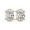Thumbnail: Oval Diamond Earring