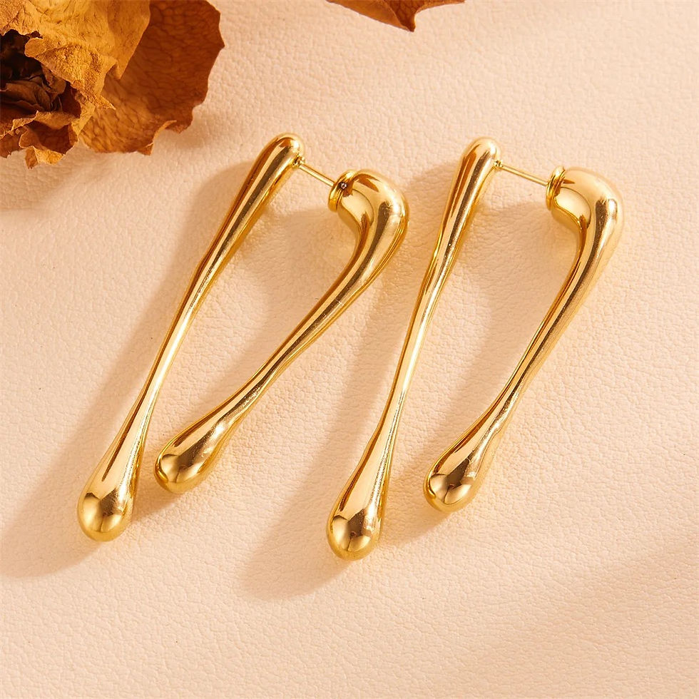 Thumbnail: Water DropEar Jacket Earrings