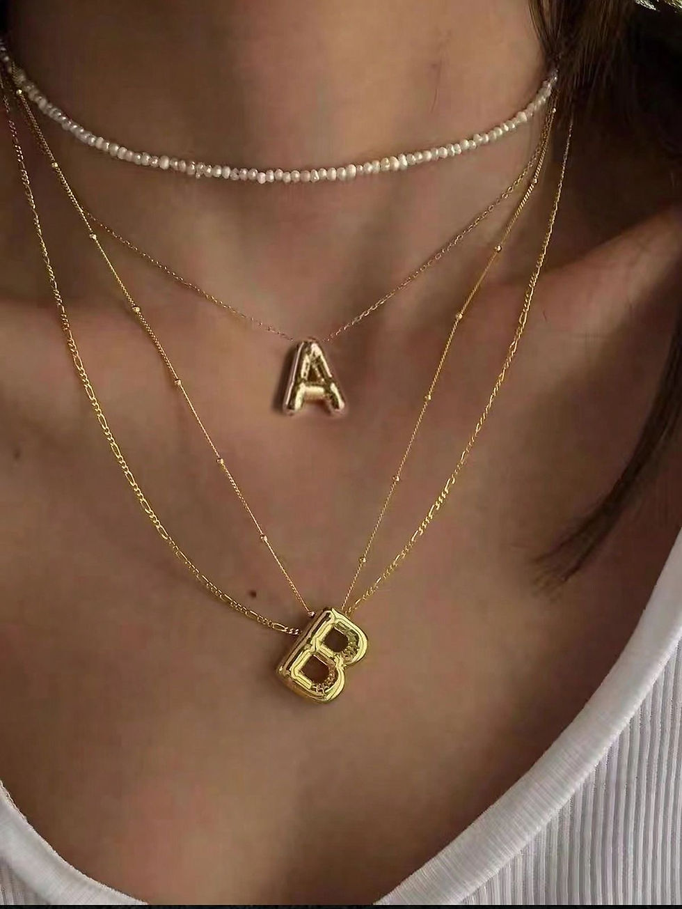 Miniatura: Lettered Pendant Chain