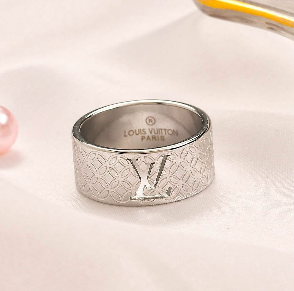Thumbnail: LV Letter Imprint Ring