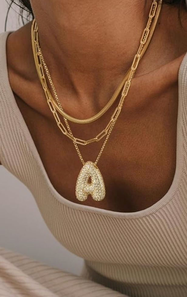 Miniatura: Lettered Pendant Chain