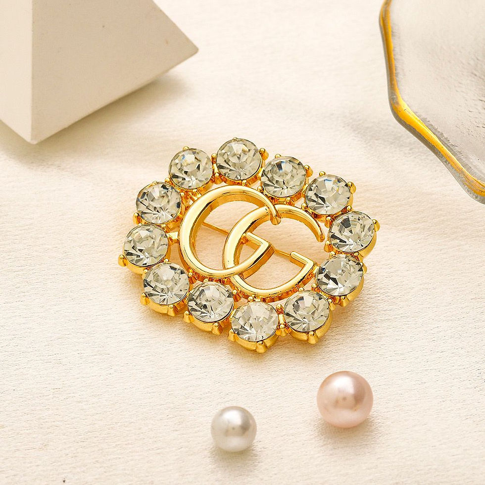 Thumbnail: Gucci Emblem Brooch