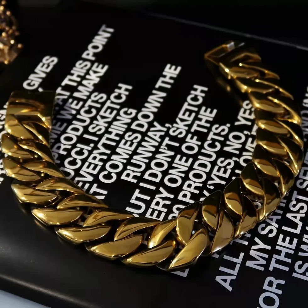 Thumbnail: Gold Plated Chunky Set