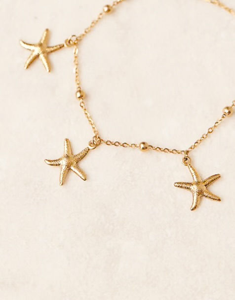Thumbnail: Star Fish Charm Bracelet