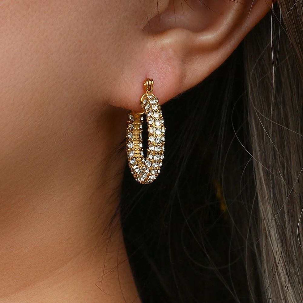 Thumbnail: Mini Diamond Hoops