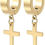 Thumbnail: Cross Hoop Studs