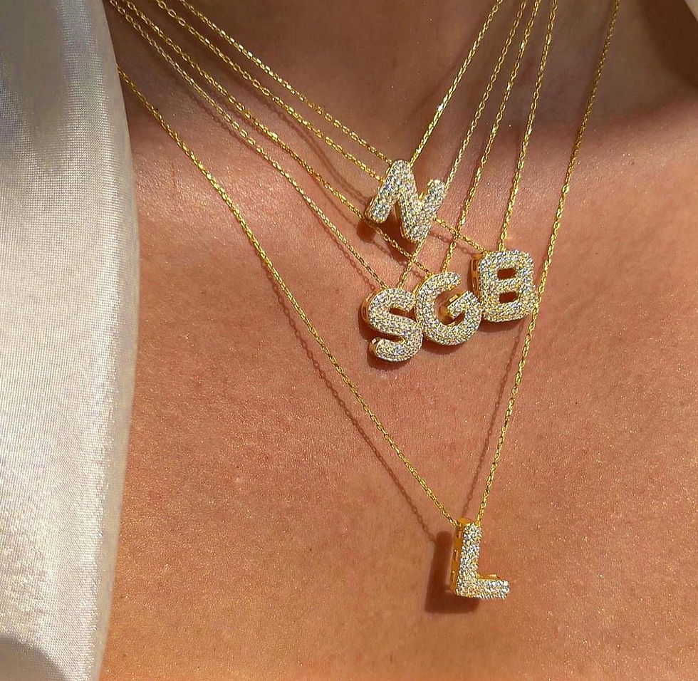 Miniatura: Lettered Pendant Chain