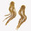 Thumbnail: Gold Statement Tassel Earring