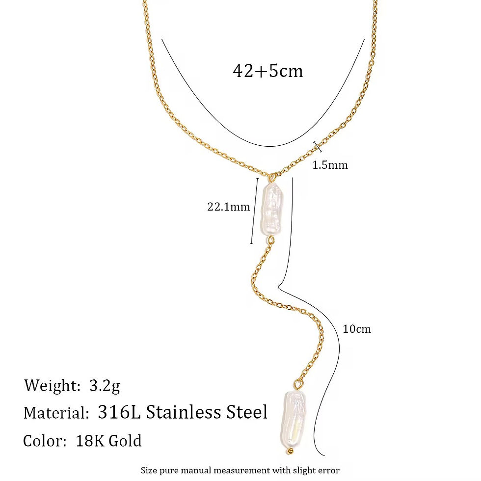 Thumbnail: Dainty V Stone Necklace