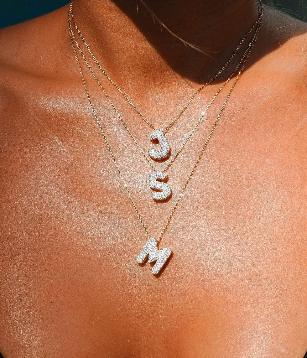 Miniatura: Lettered Pendant Chain