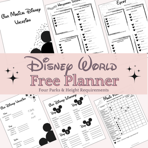Free Disney World Planner Download