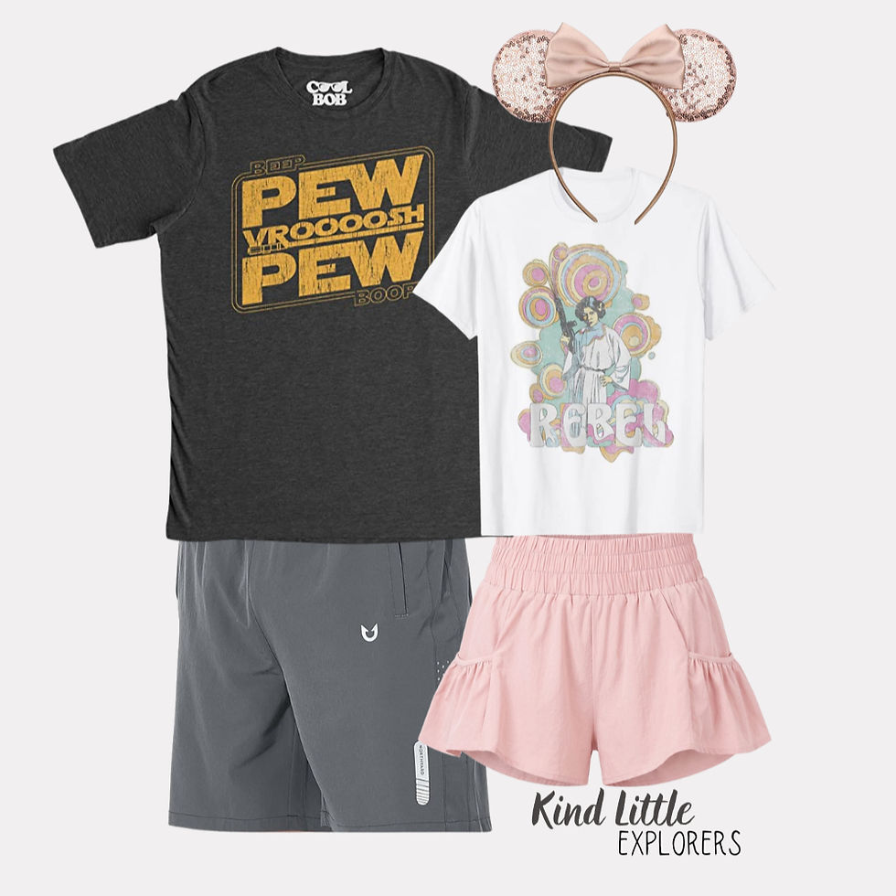 Star Wars outfit idea for couples at Disney's Hollywood Studios' Galaxy Edge