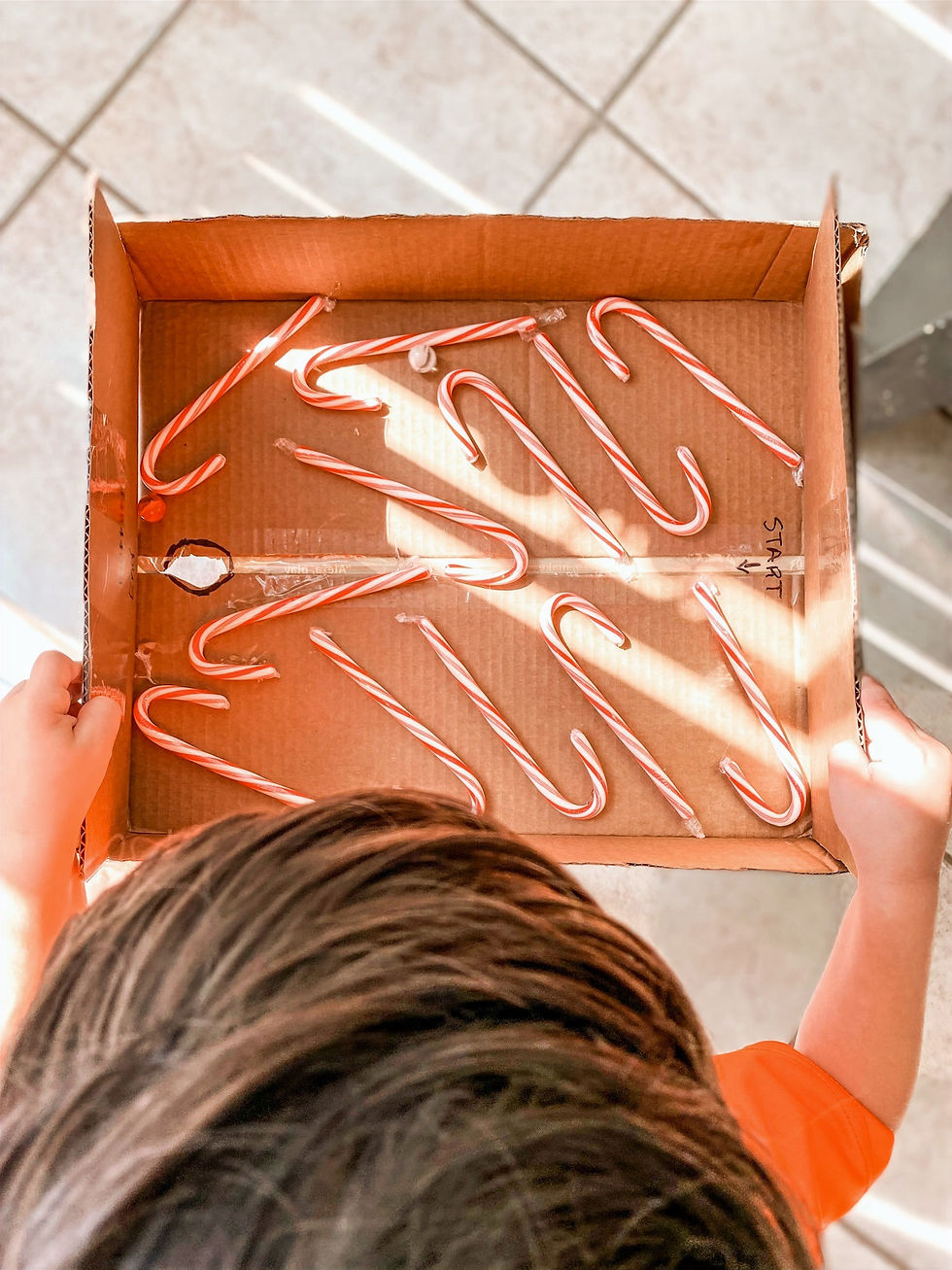 CANDY Cane Marble maze