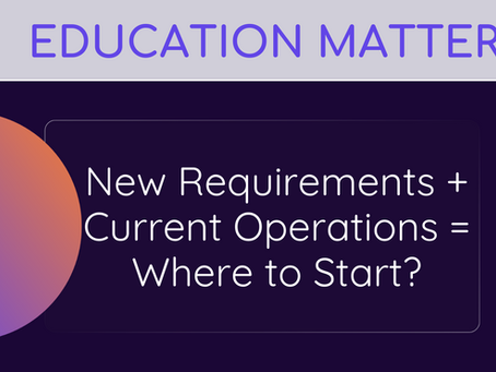 Where to start on the transition to the new Standards?