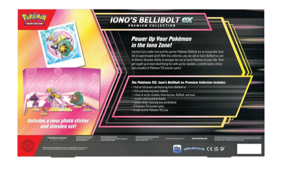 Thumbnail: Pokemon TCG: Iono’s Bellibolt ex Premium Collection
