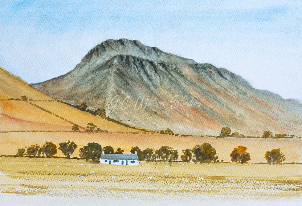 Thumbnail: Great Gable, Cumbria 7" x 5" Landscape Greetings Card