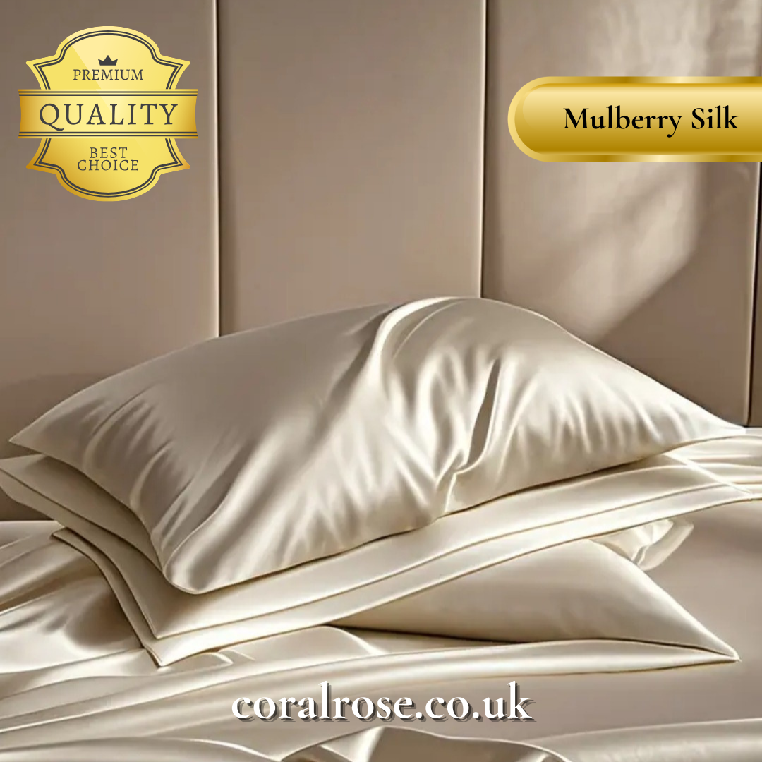Mulberry Silk Zip Pillow Cases (2x Champagne)