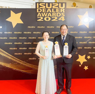การันตีคุณภาพ! กลุ่มอีซูซุฮกอันตึ๊งคว้า 3 รางวัลแห่งปี ISUZU DEALER AWARDS 2024