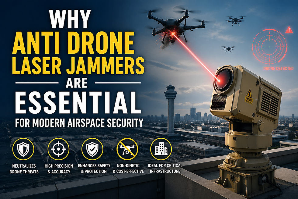 Why Anti Drone Laser Jammers Are Essential for Modern Airspace Security