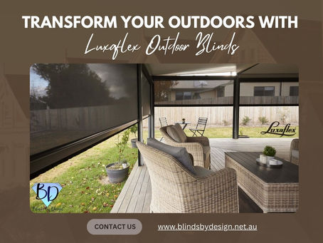 Luxaflex outdoor blinds