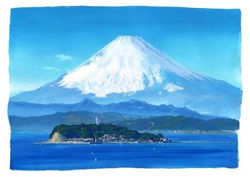 もちアート　北英明水彩画展示・販売！