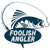 An open mouth fish about to swallow a fishing hook. Foolish Angler