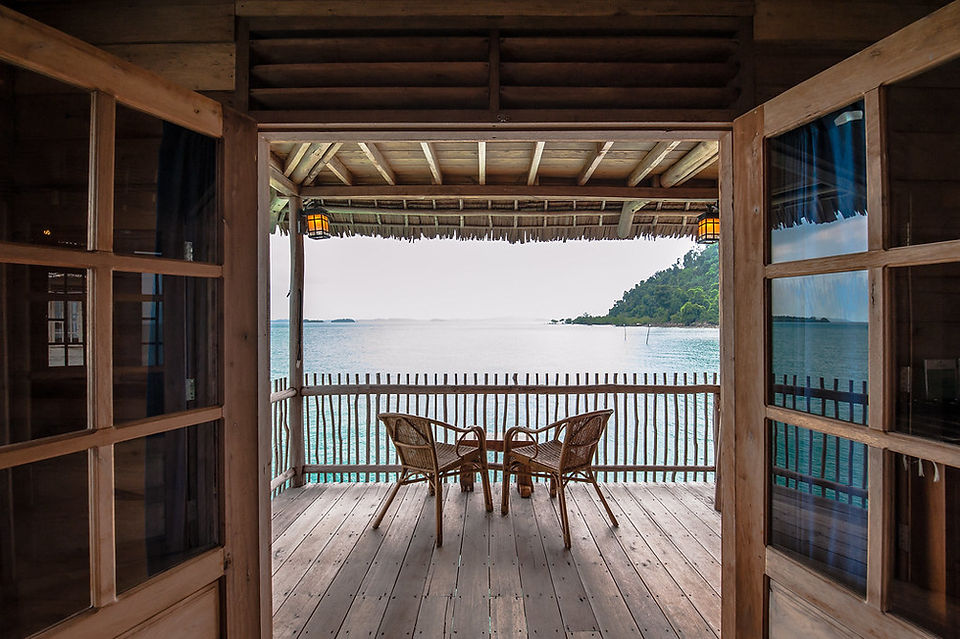 Overwater Bungalow with Balcony view