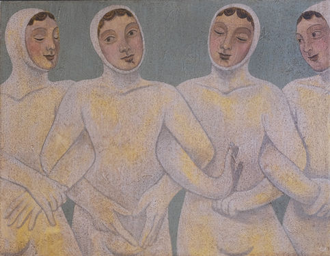 Contemporary painting by Indonesian artist Eko Bintang