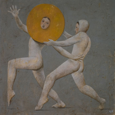 Contemporary painting by Indonesian artist Eko Bintang