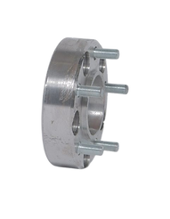 Side view of Texan Wire Wheels adapter highlighting precision-machined construction and finish.