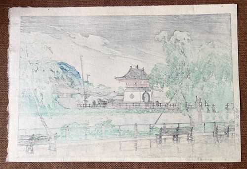 川瀬巴水「東京二十景 不忍池の雨」昭和4年（1929）作 | 川瀬巴水 木