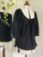 Thumbnail: black blouse side view
