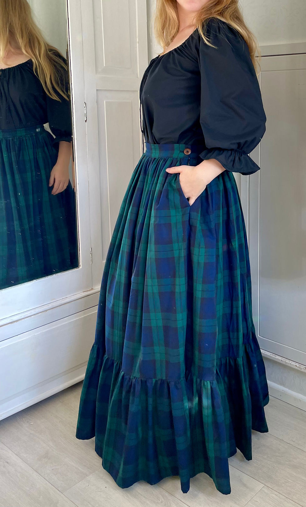 Thumbnail: Tartan Cotton Skirt