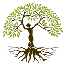 Illustration of tree with human body for trunk and branches