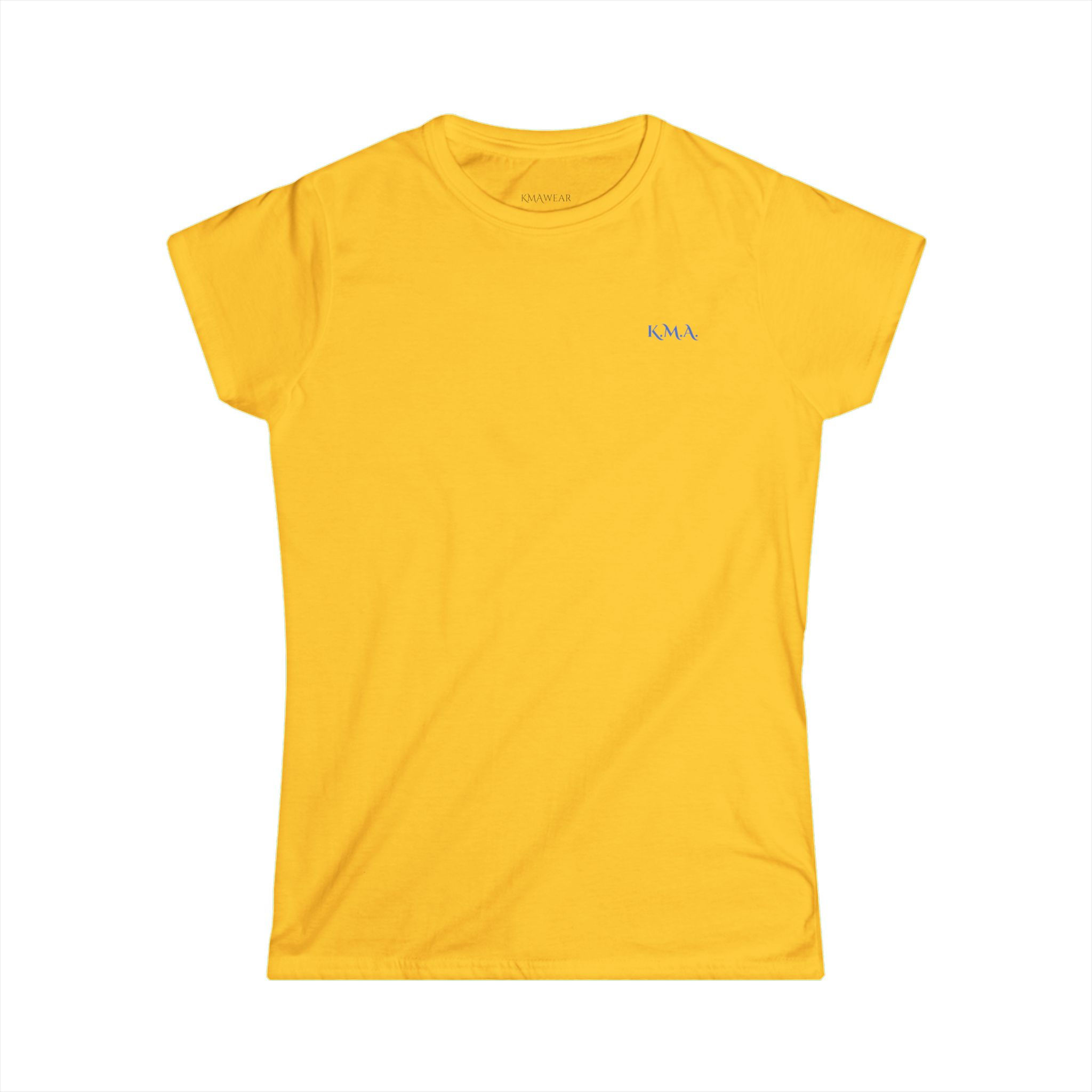"K.M.A." -- Women's Softstyle Semi-fitted/2-sided Tee