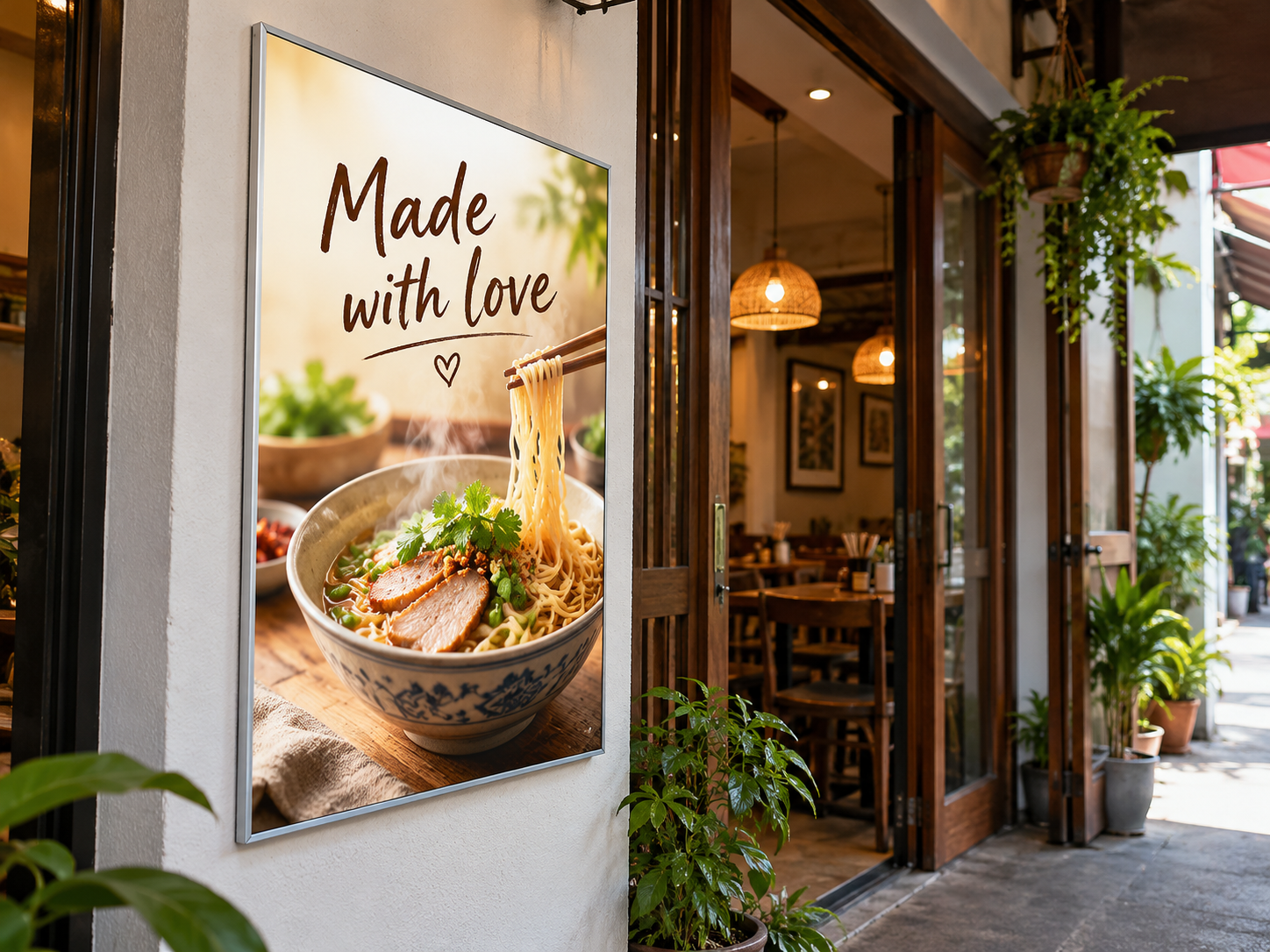 กรอบกระจายแสง · Made with love