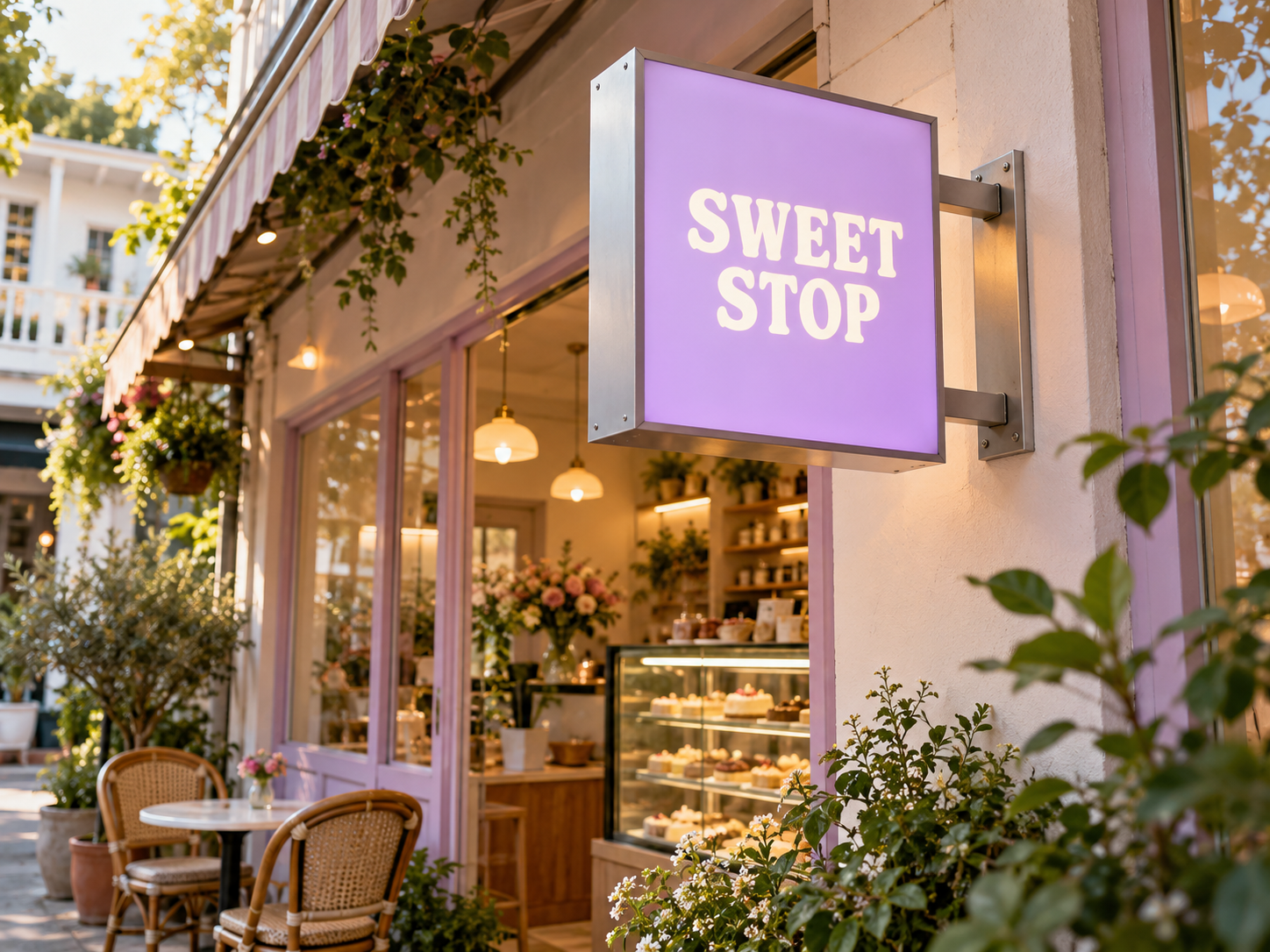 ป้ายไฟ / ตู้ไฟ / Light Box · SWEET STOP
