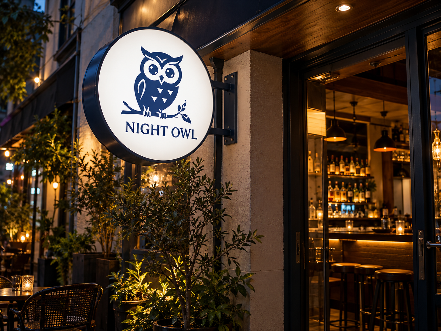 ป้ายไฟ / ตู้ไฟ / Light Box · NIGHT OWL