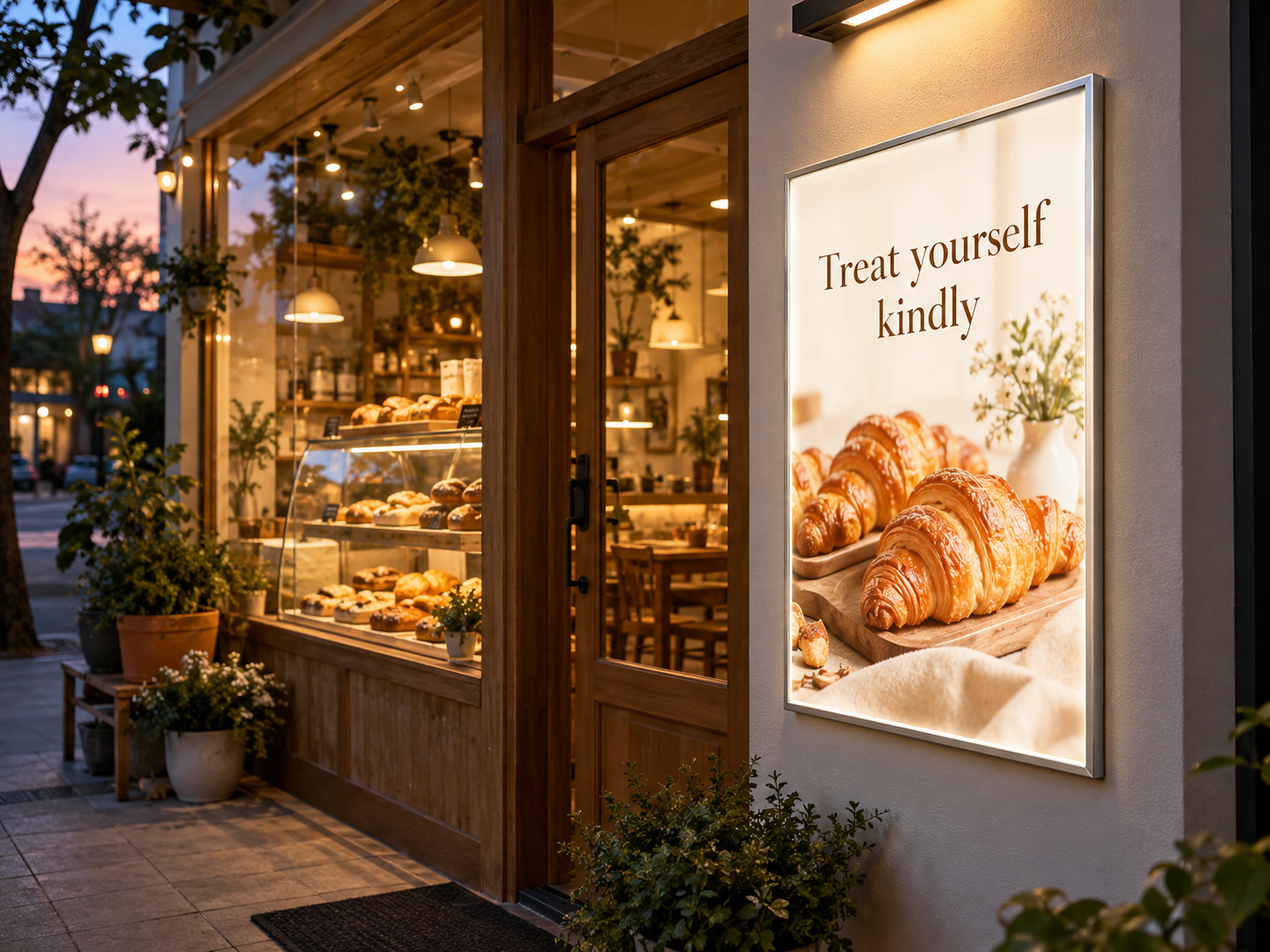 กรอบกระจายแสง · Treat yourself kindly