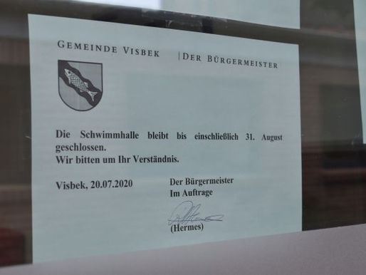 Sporthallen in Visbek schließen